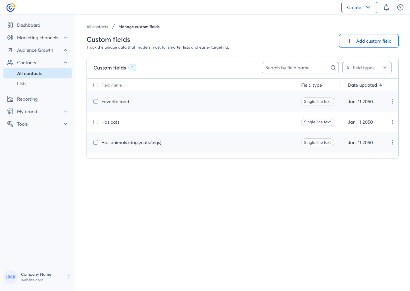 screenshot of my designs