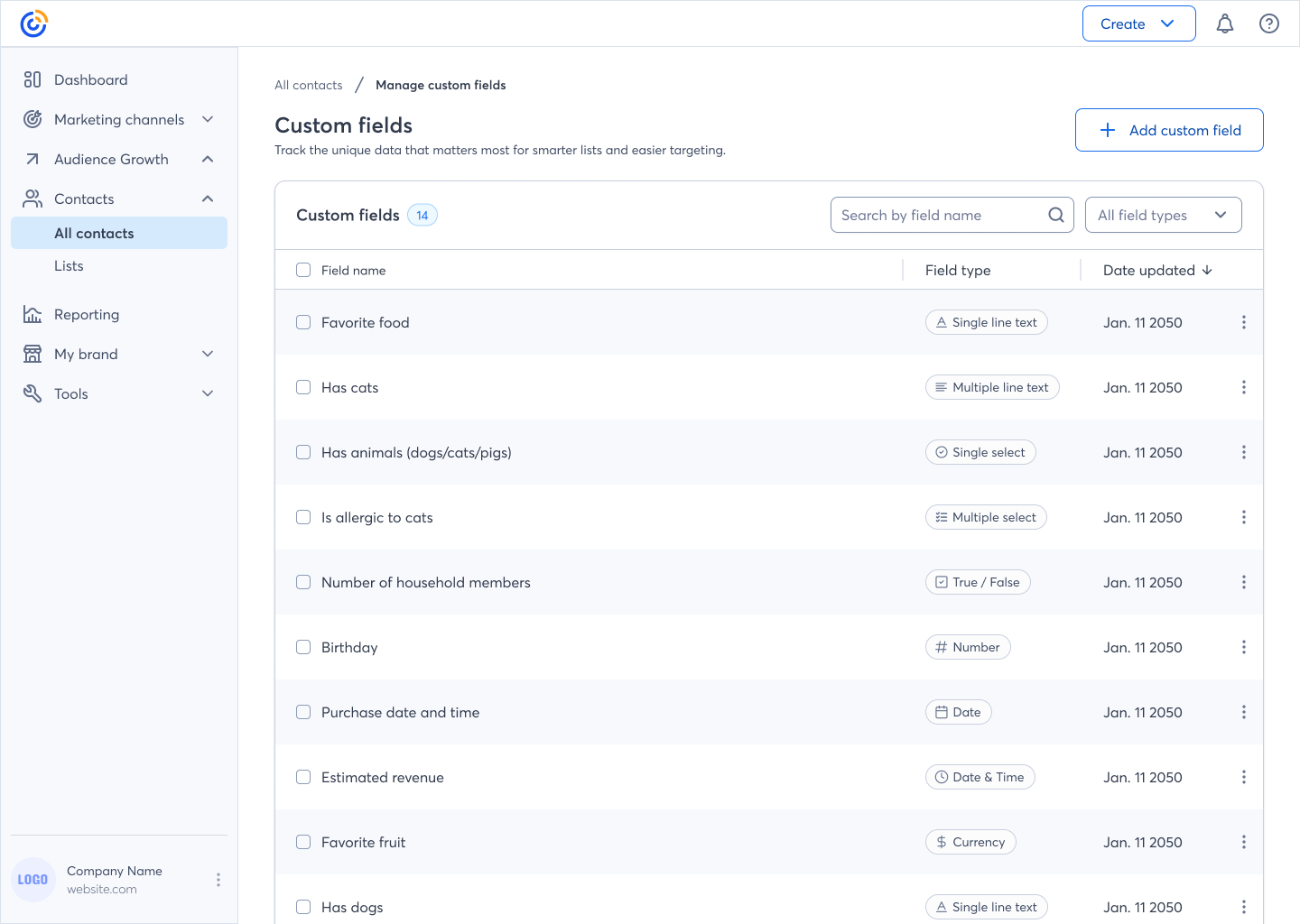 screenshot of my designs
